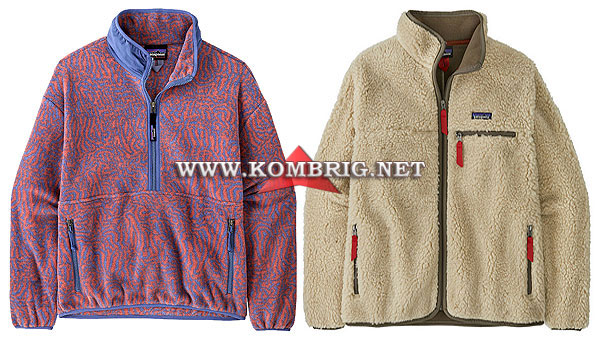 Ретро-модели фирмы Patagonia: W'S Synch Marsupial и Natural Blend Retro Cardigan